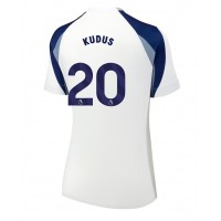Maglia Calcio Tottenham Hotspur Mohammed Kudus #20 Prima Divisa Donna 2025-26 Manica Corta